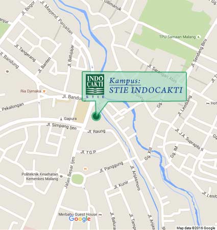 Campus Map & Location STIE Indocakti Malang Nomor